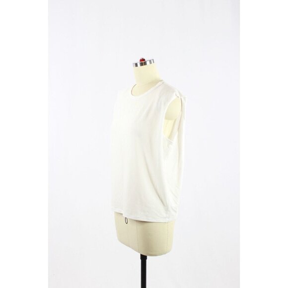 NWOT Aritzia WILFRED Flight White Relux Jersey Muscle Tank T-Shirt, Size XXS - Picture 4 of 14